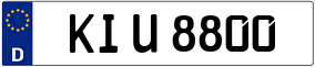 Truck License Plate